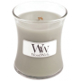 WoodWick Fireside - Oheň v krbu vonná svíčka s dřevěným knotem a víčkem sklo malá 85 g