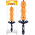 Rappa Halloween Hůlka dýně svítící se zvukovým efektem 43 cm