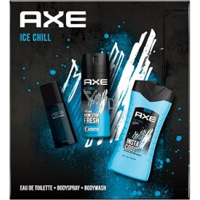 Axe Ice Chill toaletní voda 50 ml + sprchový gel 250 ml + deodorant sprej 150 ml, dárková sada pro muže