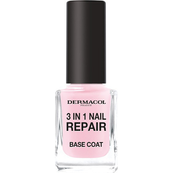 Dermacol 3in1 Nail Repair Base Coat zpevňovač na nehty 3v1 11 ml