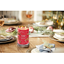 Yankee Candle Sparkling Cinnamon - Třpytivá skořice svíčka Signature Tumbler velká sklo 2 knoty 567 g