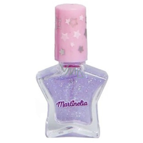 Martinelia Star lak na nehty pro děti fialový se třpytkami 3,5 ml