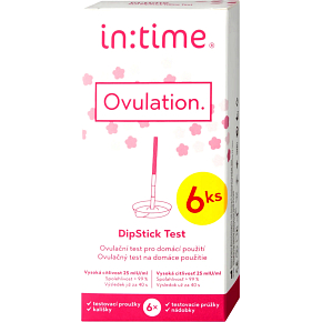 Primeros Intime ovulační test DipStick, 6 ks Primeros Intime ovulační test DipStick, 6 ks