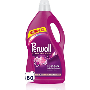 Perwoll prací gel Mega Renew Blossom 80 praní, 4 L