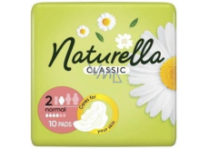 Naturella Classic Normal hygienické vložky s heřmánkem 10 kusů
