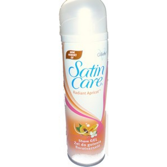 Gillette Satin Care Meruňka gel na holení pro ženy 200 ml