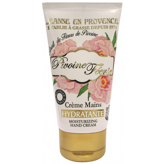 Jeanne en Provence Pivoine Féérie - Pivoňková víla hydratační krém na ruce 75 ml