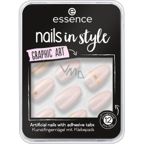 Essence Nails In Style umělé nehty 09 Graphic Art 12 kusů