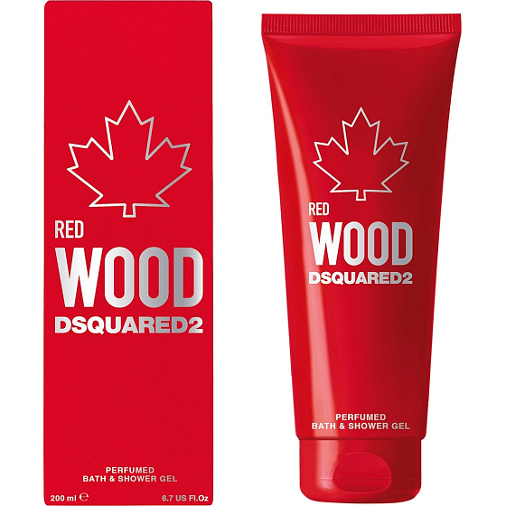 Dsquared2 Red Wood sprchový gel pro ženy 200 ml