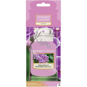 Yankee Candle Wild Orchid - Divoká orchidej vonná visačka do auta papírová 12 g