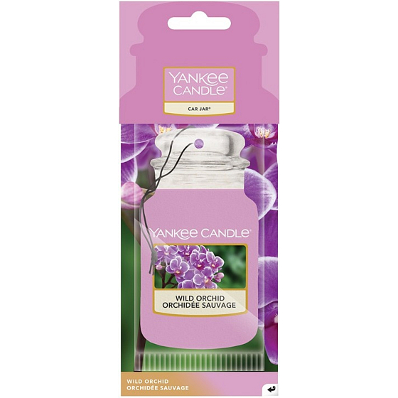 Yankee Candle Wild Orchid - Divoká orchidej vonná visačka do auta papírová 12 g