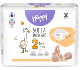 Bella Happy Mini 2 3 - 6 kg plenkové kalhotky pro děti 38 kusů