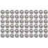 Kuličky stříbrné polystyrénové glitrové cca 1,5 cm, 60 kusů