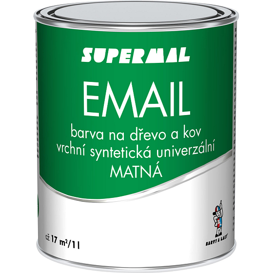 Supermal Email S2013 0199 černý mat, 0,6 l