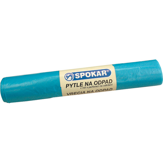 Spokar Pytle na odpad 120 litrů, 70 x 110 cm, materiál LDPE, role 10 kusů