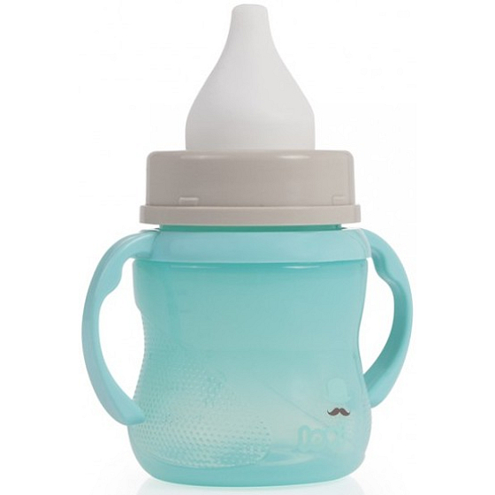 Lovi Retro Hrníček tréninkový zelený, neobsahuje BPA pro děti od 6 měsíců 150 ml