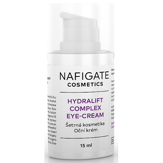 Nafigate Cosmetics HydraLift Complex oční krém redukuje nedokonalosti očního okolí 15 ml