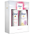 Dove Sweet Cream Smetana & Pivoňka sprchový gel pro ženy 250 ml + Powder Soft deodorant antiperspirant sprej pro ženy 150 ml, kosmetická sada