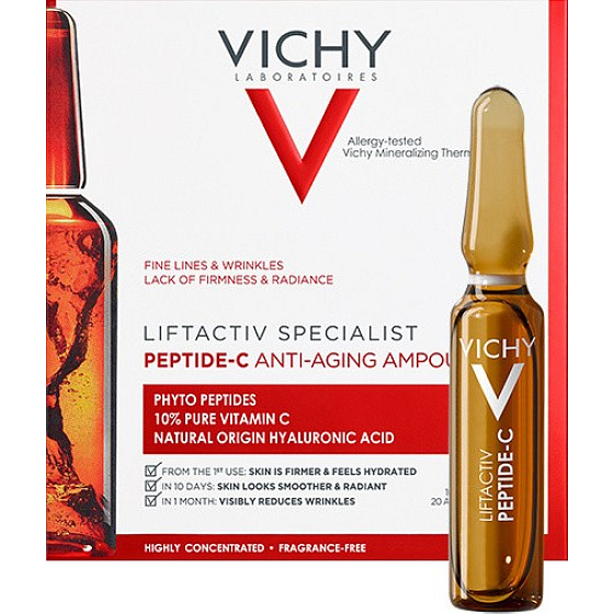 Vichy Liftactiv Specialist Peptide-C sérum na obličej proti vráskám v ampulích 10 x 1,8 ml