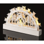 Emos Dekorace betlém 23 x 14 cm, 5 LED, teplá bílá + časovač