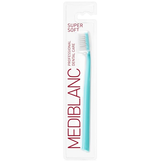 Mediblanc Super Soft zubní kartáček 4210 vláken super jemný 1 kus různé barvy