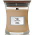 WoodWick Cashmere - Kašmír vonná svíčka s dřevěným knotem a víčkem sklo malá 85 g