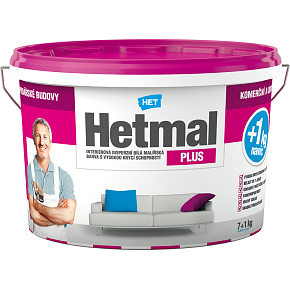 Het Hetmal Plus malířská barva, 7 + 1 kg Het Hetmal Plus malířská barva, 7 + 1 kg