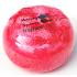 Fragrant Red Delicious Glycerinové mýdlo masážní s houbou naplněnou vůní parfému DKNY Red Delicious v barvě červené 200 g