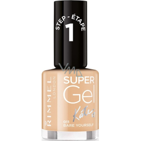 Rimmel London Super Gel by Kate lak na nehty 011 Bare Yourself 12 ml