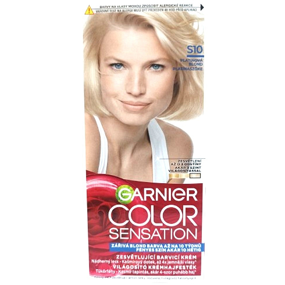 Garnier Color Sensation barva na vlasy S10 Platinová blond