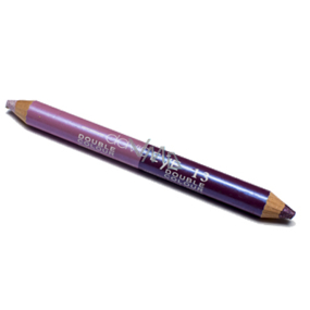Princessa Davis Eye Double Colour oční stíny v tužce + ořezávátko 013 růžová a fialová 6 g