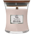 WoodWick Vanilla & Sea Salt - Vanilka a mořská sůl vonná svíčka s dřevěným knotem a víčkem sklo malá 85 g