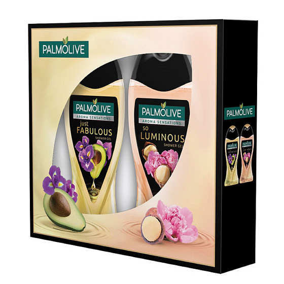 Palmolive Aroma Luminous + Fabulous sprchový gel 2 x 250 ml kosmetická sada