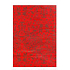 Ditipo Dárkový balicí papír 70 x 200 cm Vánoční červený zlaté ornamenty