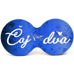 Nekupto Dvojtácek korkový podtácek Čaj pro dva 19 x 9,5 x 0,3 cm