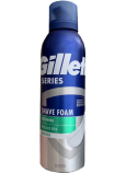 Gillette Series Sensitive pěna na holení pro citlivou pokožku pro muže 200 ml
