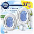 Ambi Pur Bathroom Cotton Flower gelový osvěžovač vzduchu do koupelny 2 x 7,5 ml, duopack