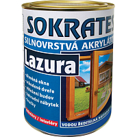 Sokrates Lazura silnovrstvá lazura na dřevo, čirá, 0,7 kg