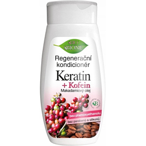 BIO BIONE KERATIN + KOFEIN Regenerační kondicionér 260 ml