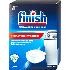 Finish kapsle na čištění myčky, 6 ks