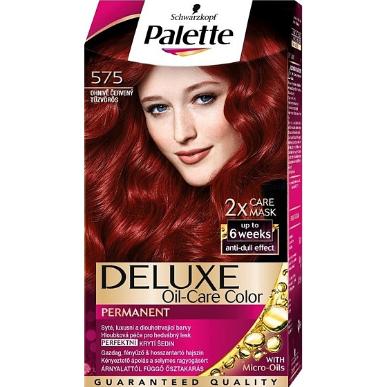 Schwarzkopf Palette Deluxe barva na vlasy 575 Ohnivě červená 115 ml