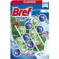 Bref WC blok Power Aktiv Pine, 3× 50 g