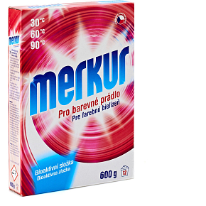 Merkur Biocolor prací prášek pro barevné, 600 g