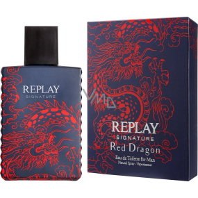 Replay Signature Red Dragon toaletní voda pro muže 30 ml