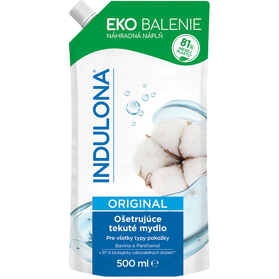 Indulona tekuté mýdlo Original náplň, 500 ml