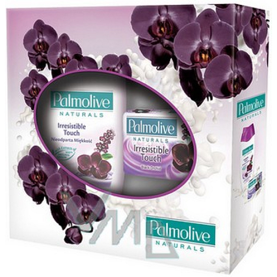 Palmolive Black Orchid sprchový gel 250 ml + tuhé mýdlo 90 g, kosmetická sada
