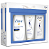 Dove Nourishing Deeply sprchový gel 250 ml + Intensive Repair šampon 250 ml + kondicioner 180 ml, kosmetická sada