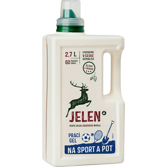 Jelen prací gel Sport a pot, 60 dávek, 2,7 l