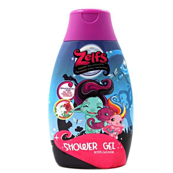 Zelfs Rose and Jasmin - Růže a jasmín sprchový gel pro děti 300 ml