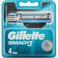 Gillette Mach3, náhradní hlavice, balení 4 kusy